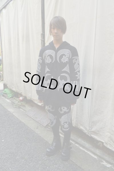 画像5: 【USED】KTZ(ココントウザイ)リフレクター装飾スウェットレイヤードパンツ (5)