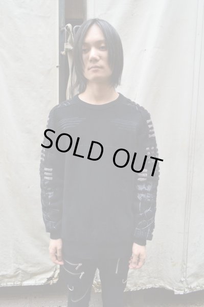 画像5: 【USED】JAMES LONG(ジェームズロング)デザインプルオーバーニット (5)