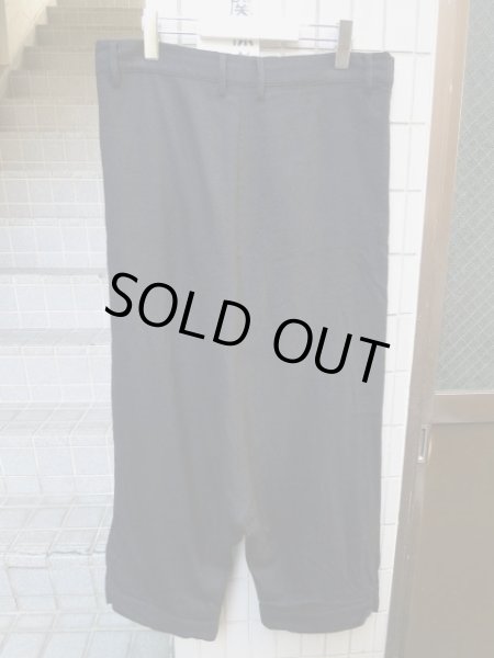 画像3: 【USED】LIMI feu(リミフゥ)黒ウール地サルエルパンツ (3)