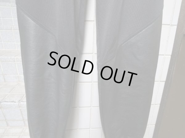 画像4: 【USED】YUIMA NAKAZATO(ユイマナカザト)レザー切替イージーパンツ (4)