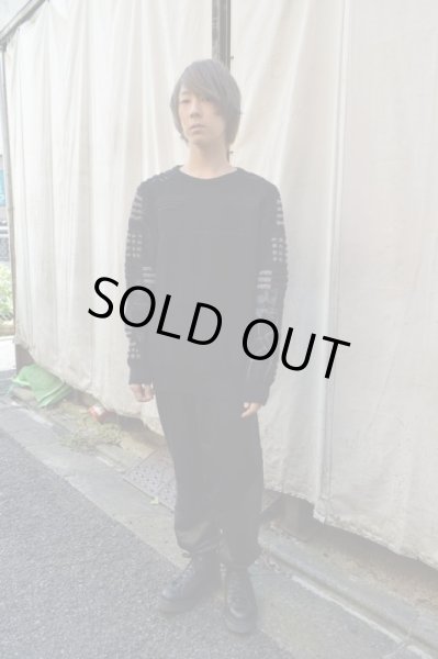 画像6: 【USED】JAMES LONG(ジェームズロング)デザインプルオーバーニット (6)