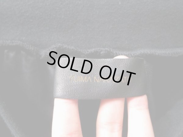 画像5: 【USED】YUIMA NAKAZATO(ユイマナカザト)レザー切替イージーパンツ (5)