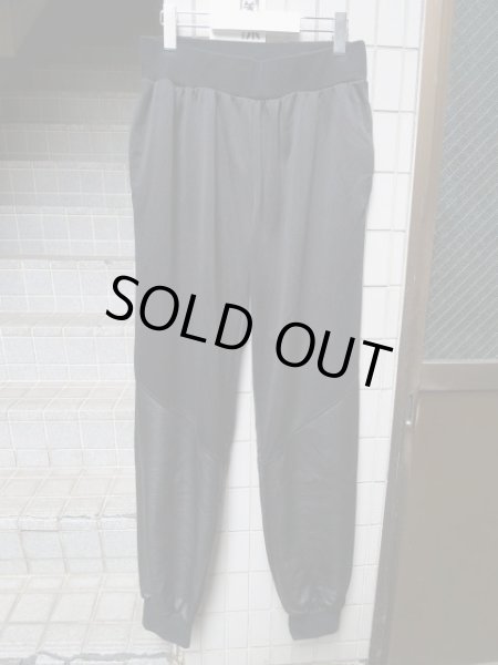 画像2: 【USED】YUIMA NAKAZATO(ユイマナカザト)レザー切替イージーパンツ (2)