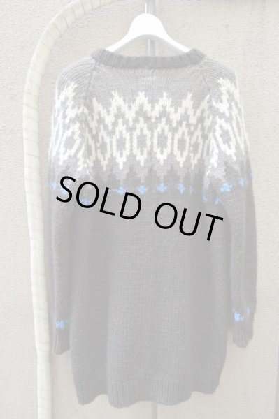 画像2: 【USED】JUVENILE HALL ROLLCALL(ジュベナイル ホール ロールコール)カウチンニットブルゾン (2)