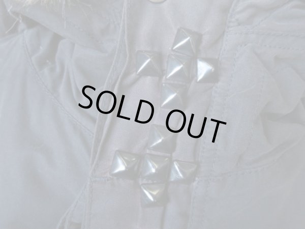 画像5: 【USED】INTER SECTION(インターセクション)黒スタッズ装飾モッズコート (5)