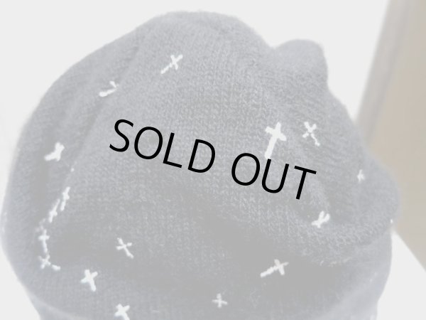 画像3: 【USED】UNDER COVER(アンダーカバー)クロスプリントニット帽 (3)