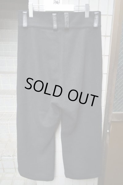 画像3: 【USED】LIMI feu(リミフゥ)ウール地×レザーワイドパンツ (3)