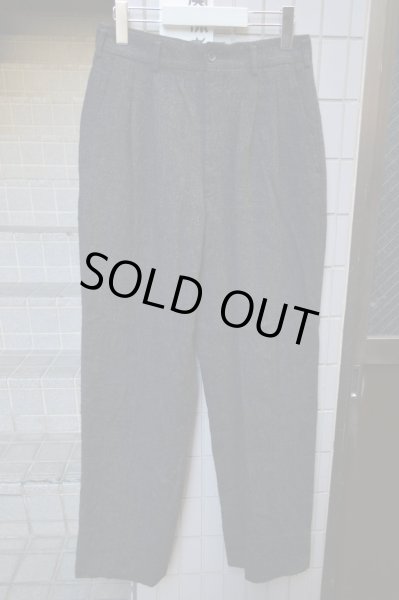 画像2: 【USED】COMME des GARCONS HOMME(コムデギャルソン オム)グレーウール地ワイドスラックス (2)
