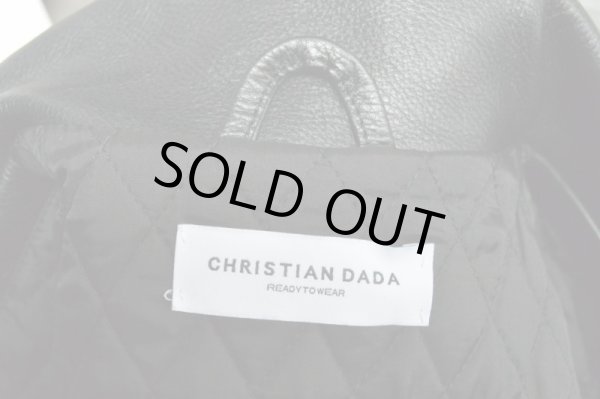 画像4: 【USED】CHRISTIAN DADA(クリスチャンダダ)レザーライダースジャケット (4)