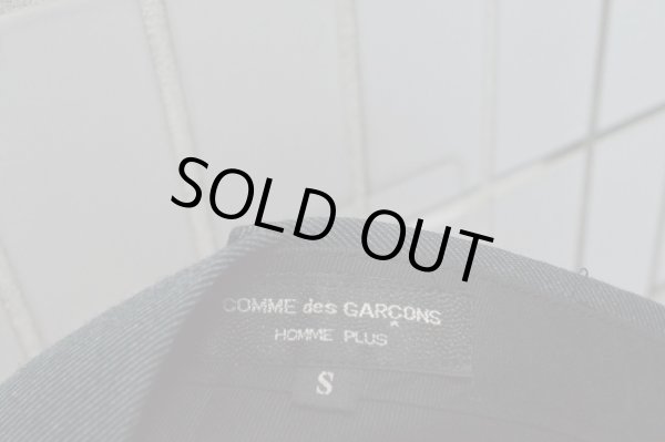 画像4: 【USED】COMME des GARCONS HOMME PLUS(コムデギャルソン オム プリュス)深緑テーパード型ワイドスラックス (4)