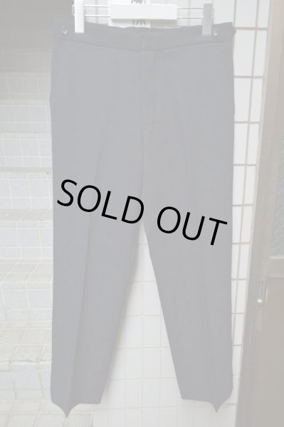 画像2: 【USED】robe de chambre COMME des GARCONS(ローブドシャンブル コムデギャルソン)紺柄入りスラックス (2)