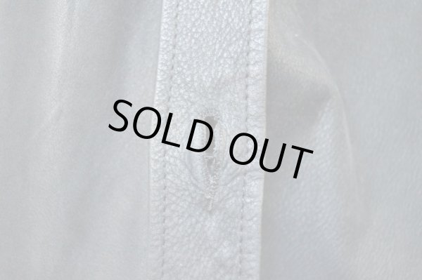 画像3: 【USED】A.P.C(アーペーセー)レザーシャツジャケット (3)