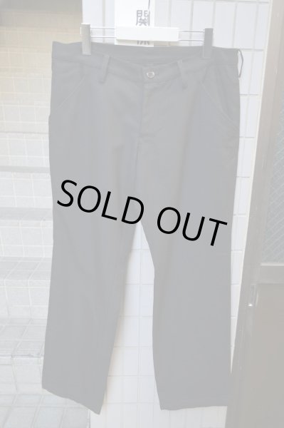 画像2: 【USED】Yohji Yamamoto(ヨウジヤマモト)黒ウールギャバ地パンツ (2)