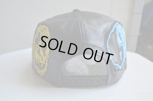 画像5: 【USED】JEREMY SCOTT×NEW ERA(ジェレミースコット×ニューエラ)刺繍アイコンマークレザーキャップ (5)