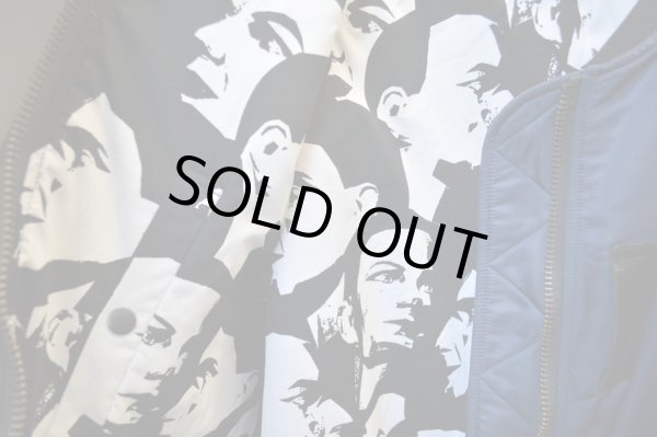 画像5: 【USED】JUVENILE HALL ROLLCALL(ジュベナイル ホール ロールコール)半袖MA-1ジャケット (5)