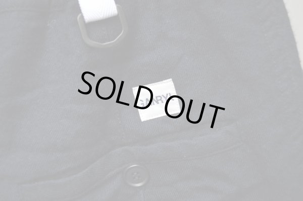 画像3: 【USED】GANRYU(ガンリュウ)濃紺ウール地縮絨ショーツ (3)