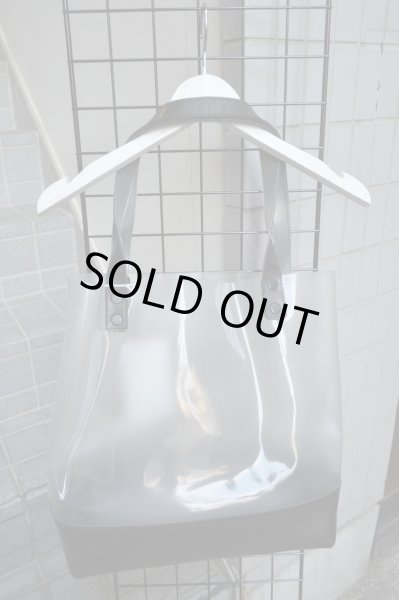 画像2: 【USED】JIeDa×AMOA(ジエダ×アモア)ナイロン×レザー切替トートバッグ (2)