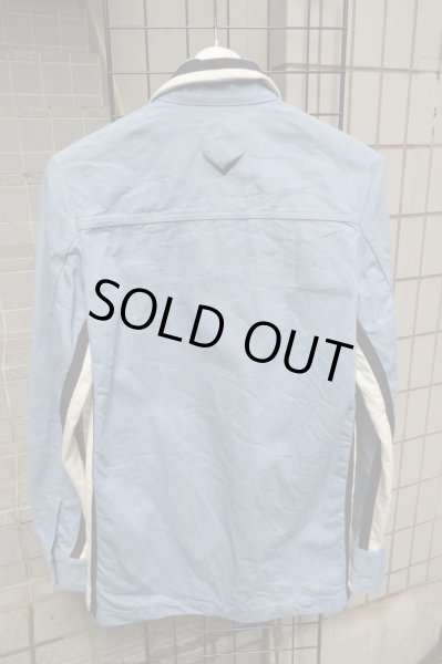 画像5: 【USED】Shinya yamaguchi(シンヤヤマグチ)ジャージ風デザインデニムジャケット＋ワイドデニムパンツ セットアップ (5)