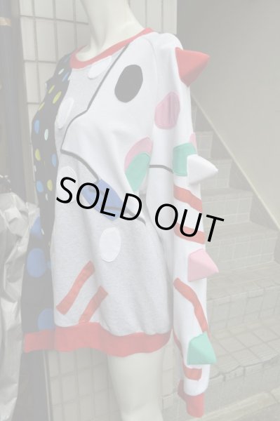 画像2: 【USED】Daniel Palillo(ダニエルパリッロ)リミテッド切替デザインスウェット (2)