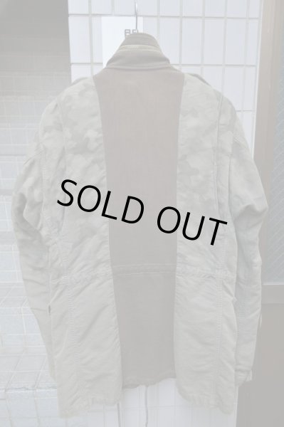 画像3: 【USED】MIHARA YASUHIRO(ミハラヤスヒロ)カモ柄切替デザインミリタリージャケット (3)