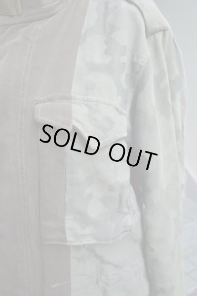 画像4: 【USED】MIHARA YASUHIRO(ミハラヤスヒロ)カモ柄切替デザインミリタリージャケット (4)