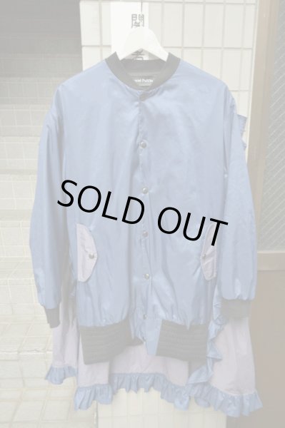 画像4: 【USED】Daniel Palillo(ダニエルパリッロ)マントドッキングデザインナイロンブルゾン (4)