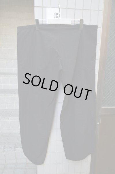 画像3: 【USED】Yohji Yamamoto(ヨウジヤマモト)黒コットン地ワイドイージーパンツ (3)