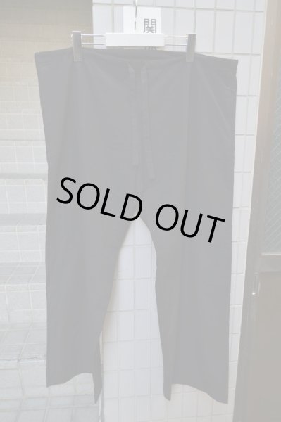 画像2: 【USED】Yohji Yamamoto(ヨウジヤマモト)黒コットン地ワイドイージーパンツ (2)