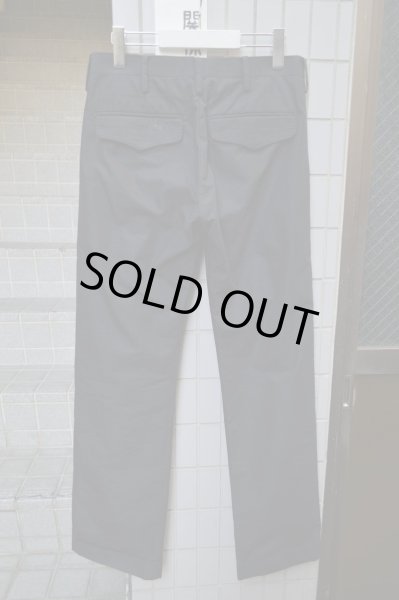 画像2: 【USED】JUVENILE HALL ROLLCALL(ジュベナイル ホール ロールコール)黒コットン×ナイロン地タック入りパンツ (2)