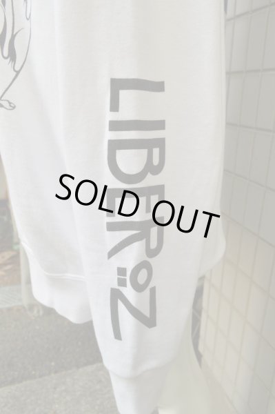 画像4: 【USED】LIBEROZ（リベルオズ）白プリントオーバーサイズスウェット (4)