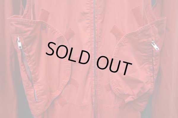 画像5: 【USED】Walter Van Beirendonck(ウォルター ヴァン ベイレンドンク)赤デザインオールインワン (5)