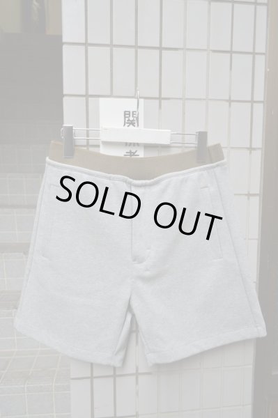 画像2: 【USED】COCURATA(コキュラタ)グレーボンディングスウェット地ショーツ (2)