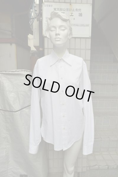 画像5: 【USED】RAF SIMONS(ラフシモンズ)白長袖シャツ (5)