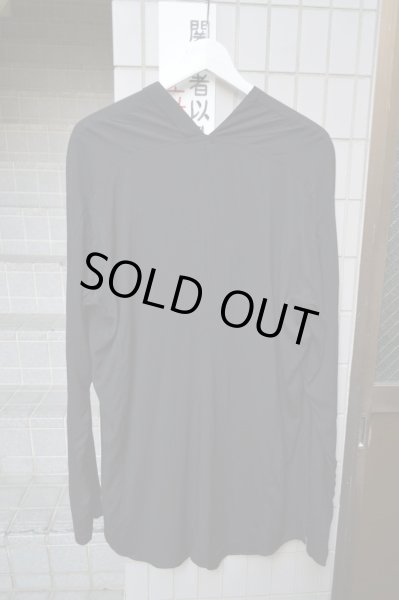 画像3: 【USED】MA JULIUS(エムエー ユリウス)黒シャドーストライプ柄羽織シャツ (3)