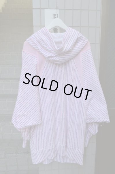 画像3: 【USED】bernhard willhelm(ベルンハルト ウィルヘルム)総柄切替デザインプルオーバースウェットパーカー (3)