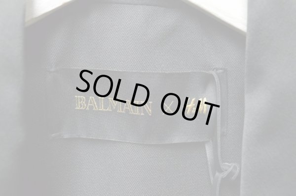 画像4: 【USED】BALMAIN×H&M(バルマン×エイチ＆エム)デザインノースリーブジャケット (4)
