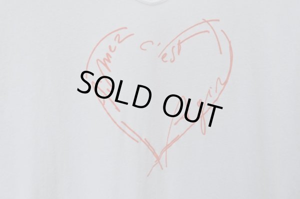 画像3: 【USED】ANN DEMEULEMEESTER(アンドゥムルメステール)白プリント半袖カットソー (3)