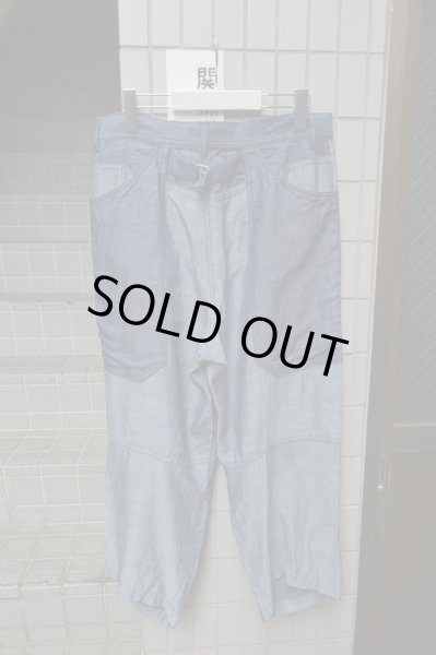 画像3: 【USED】Y's(ワイズ)切替デザインワイドパンツ (3)