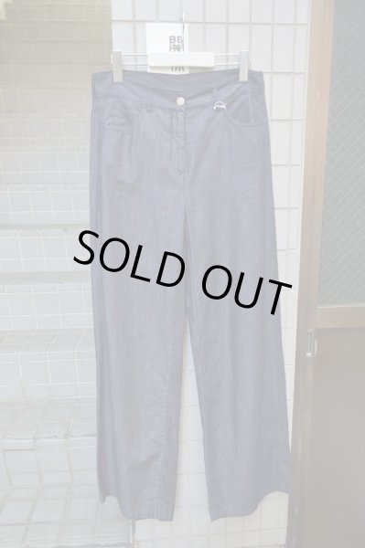 画像2: 【USED】MARTIN MARGIELA 6(マルタンマルジェラ シックス)コットン×リヨセル地ライトオンスデニムパンツ (2)