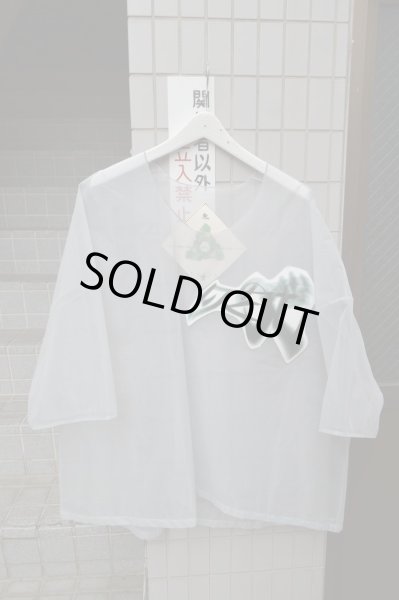 画像2: 【USED】BALMUNG(バルムング)パッチ装飾オーバーサイズシースルーカットソー (2)