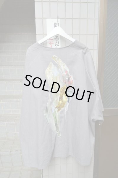 画像2: 【USED】BALMUNG(バルムング)グラフィックプリントビッグデニムTシャツ (2)