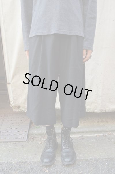 画像4: 【USED】DRESSEDUNDRESSED(ドレスドアンドレスド)クロップド袴パンツ (4)