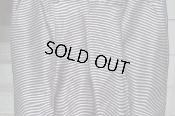 画像3: 【USED】AKIRA NAKA(アキラ ナカ)シルク地ボーダー柄パンツ (3)