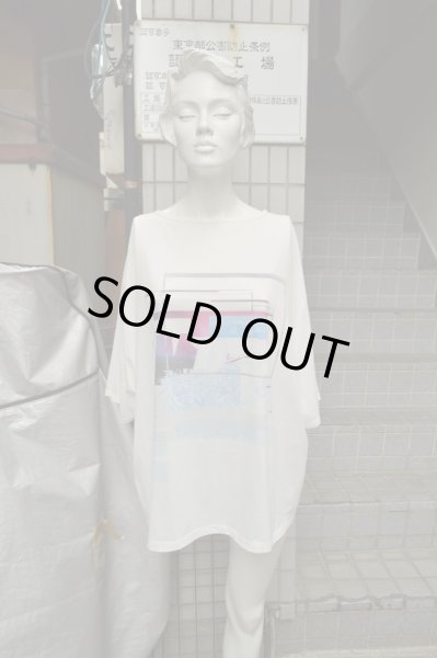 画像4: 【USED】chloma(クロマ)プリントワイドカットソー (4)