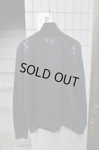 画像2: 【USED】Y-3(ワイスリー)黒スウェット地ブルゾン (2)