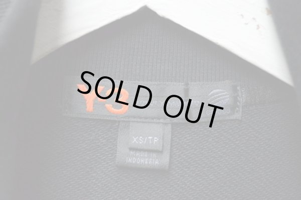 画像3: 【USED】Y-3(ワイスリー)黒スウェット地ブルゾン (3)