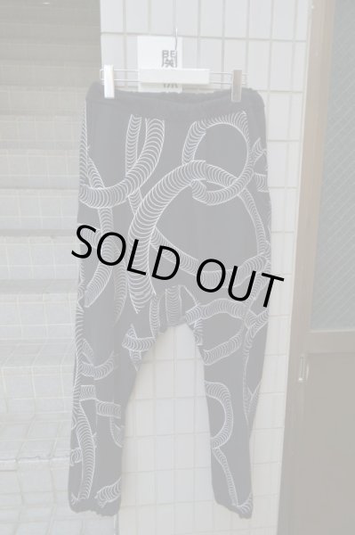 画像6: 【USED】Daniel Palillo(ダニエルパリッロ)総柄プルオーバースウェットパーカー＋サルエルパンツ セットアップ (6)