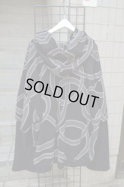 画像5: 【USED】Daniel Palillo(ダニエルパリッロ)総柄プルオーバースウェットパーカー＋サルエルパンツ セットアップ (5)