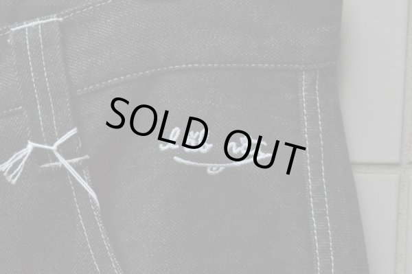 画像4: 【USED】LABRAT(ラブラット)ペインターワイドデニムパンツ (4)