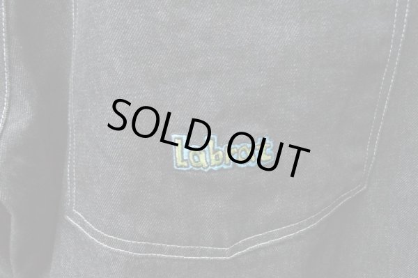 画像3: 【USED】LABRAT(ラブラット)ペインターワイドデニムパンツ (3)